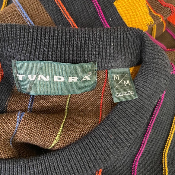 TUNDRA Vintage Canada Coogie Biggie 90s Sweater M - Picture 6 of 10